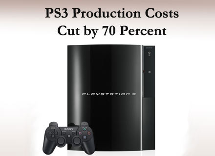 PS3 Manufacturing Costs Down By 70 percent - GameGuru