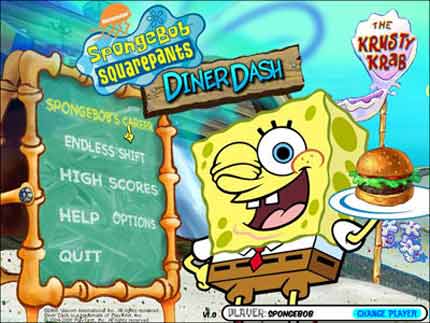 Spongebob Squarepants on Spongebob Squarepants  Diner Dash For Windows Pcs Announced By Thq