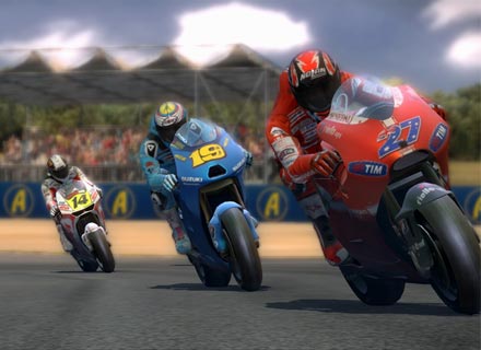 MotoGP 10/11 Screenshot. This upcoming racing-simulation title is reported 