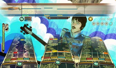 The Beatles: Rock Band Makes US Debut as Number 1 Music Video Game in September 1 The Beatles: Rock Band Screenshot