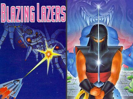 Ninja Spirit and Blazing Lazers on VC
