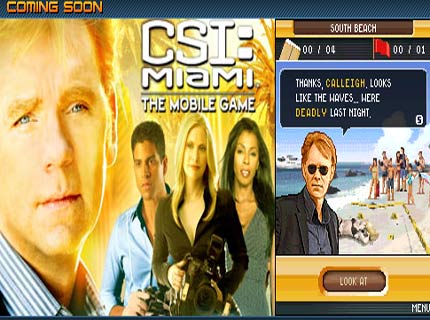 CSI: Miami Mobile Game