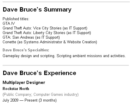 Dave Bruce Profile