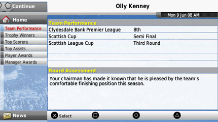 Football Manager Handheld 2008 Screenshots