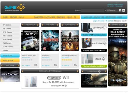 Game4u Homepage