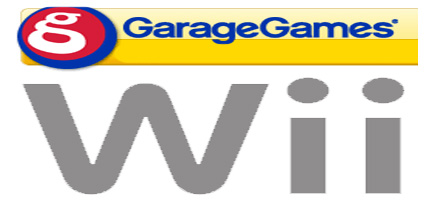 GarageGames logo and Nintendo Wii