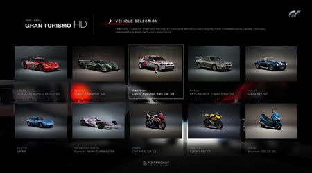 Gran Turismo HD Screenshots