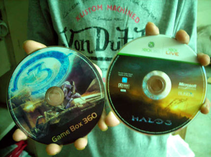 Pirated Copies of Halo 3 in India 1