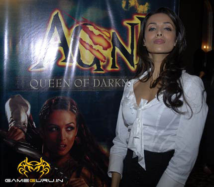 Malaika Arora with Agni poster