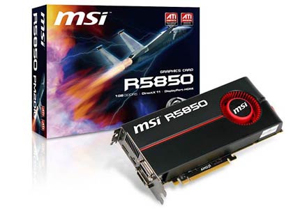 MSI R5850 Graphics Card