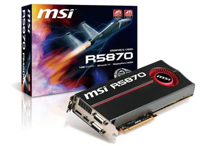 MSI R5870 Graphics Card