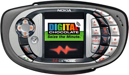 Digital Chocolate Logo on Nokia N-Gage