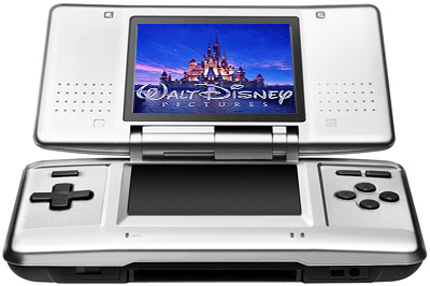 Nintendo DS with Walt Disney Logo