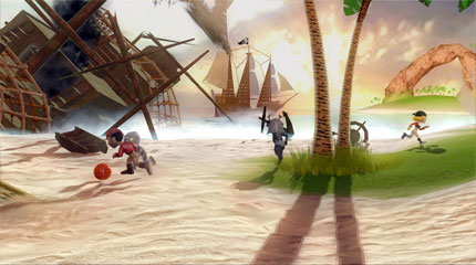 Pirates Vs Ninjas Dodgeball Screenshots