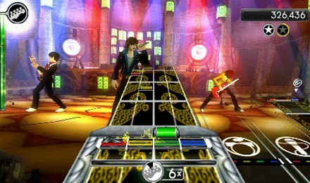 Rock Band Unplugged Screenshot