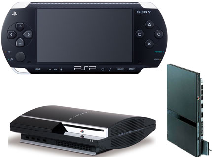 Sony PSP PS3 PS2