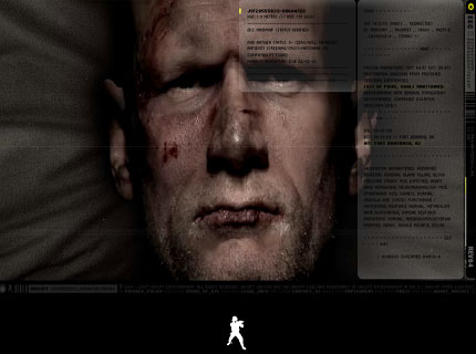 Tom Clancy Teaser Game Website by UbiSoft