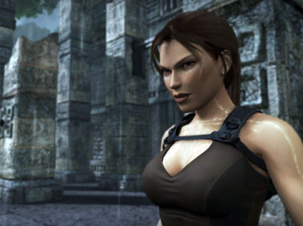 Lara Croft, mouillée virtuellement en temps réel aussi