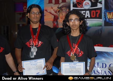 Dead or Alive (Xbox 360) WCG Asian Championship India Winners