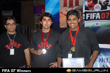 FIFA 07 WCG Asian Championship India Winners