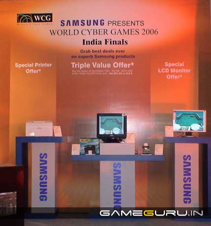 Samsung Products on Display at the WCG 2006 event