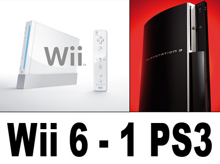 Wii 6 - 1 PS3