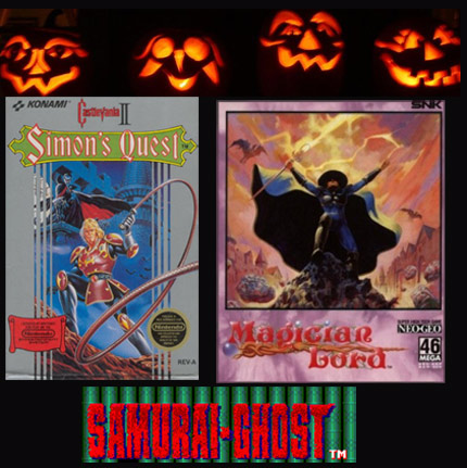 Castlevania II Simon's Quest, Samurai Ghost and Magician Lord Games on Wii Channel