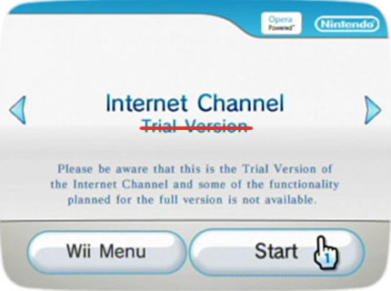 Wii Internet Channel
