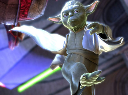 Yoda in Soul Calibur IV