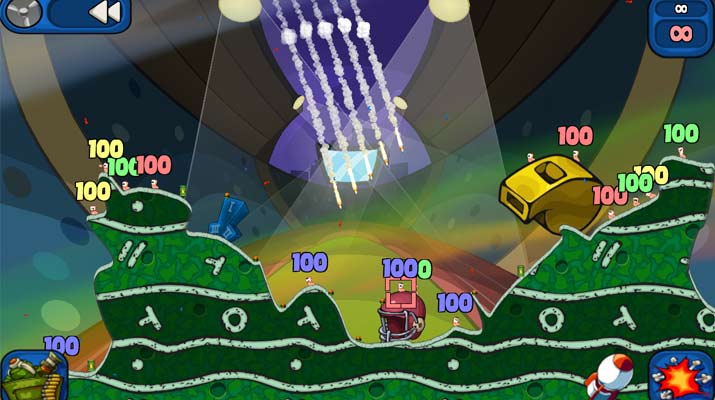 7 Best Two Player Android Games 3 Worms 2: Armageddon