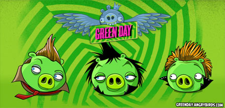 Green Day In Angry Birds Friends