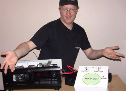 Ben Heck with the Xbox 360 Disc Changer