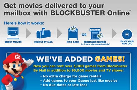 Blockbuster by Mail