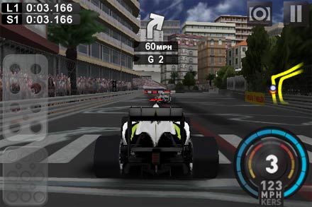 F1 2009 iPhone Screenshot