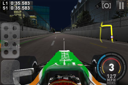 F1 2009 iPhone Screenshot