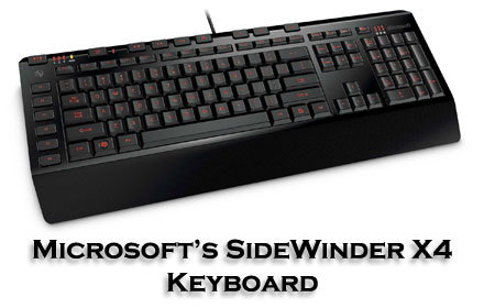 Microsoft SideWinder X4 Keyboard