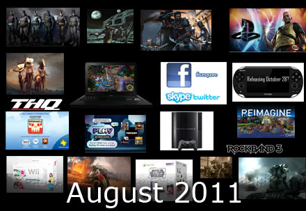 Hottest Gaming News In August 2011