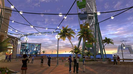 Pier Park In PlayStation Home