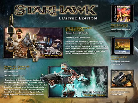 Starhawk Limited Edition Contents