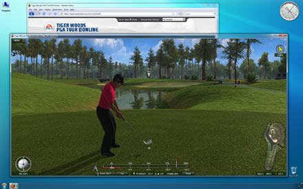 Tiger Woods PGA Tour Online Screenshot