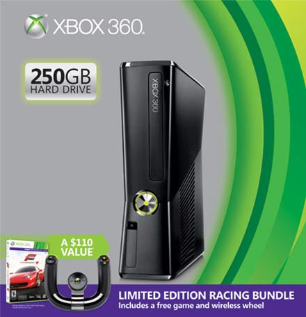 Xbox 360 250GB Racing Bundle 1